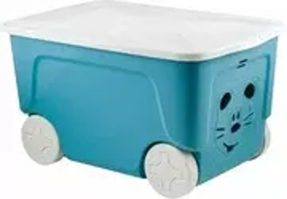 Ящик на колесах Lalababy Play with Me 50л синий колокольчик