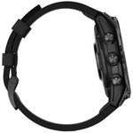 Умные часы Garmin Epix Pro (Gen 2) 47 мм Sapphire Edition титан DLC Carbon Grey с черным ремешком