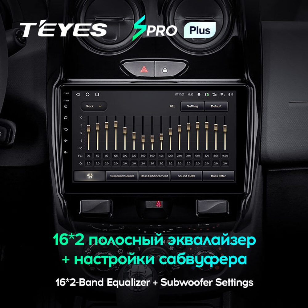 Teyes SPRO Plus 9"для Renault Duster, LADA Largus 2015-2021