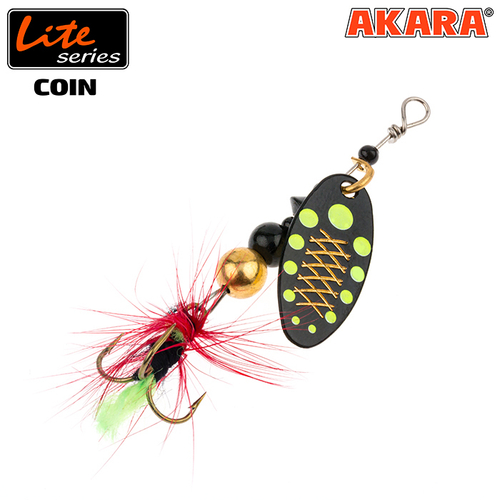 Блесна вращающаяся Akara Lite Series Coin 1 3,0 гр. 1/9 oz. A17