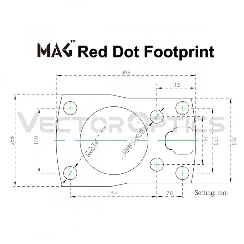 Прицел коллиматорный Vector Optics Frenzy-S 1x17x24 SAS - фото 11
