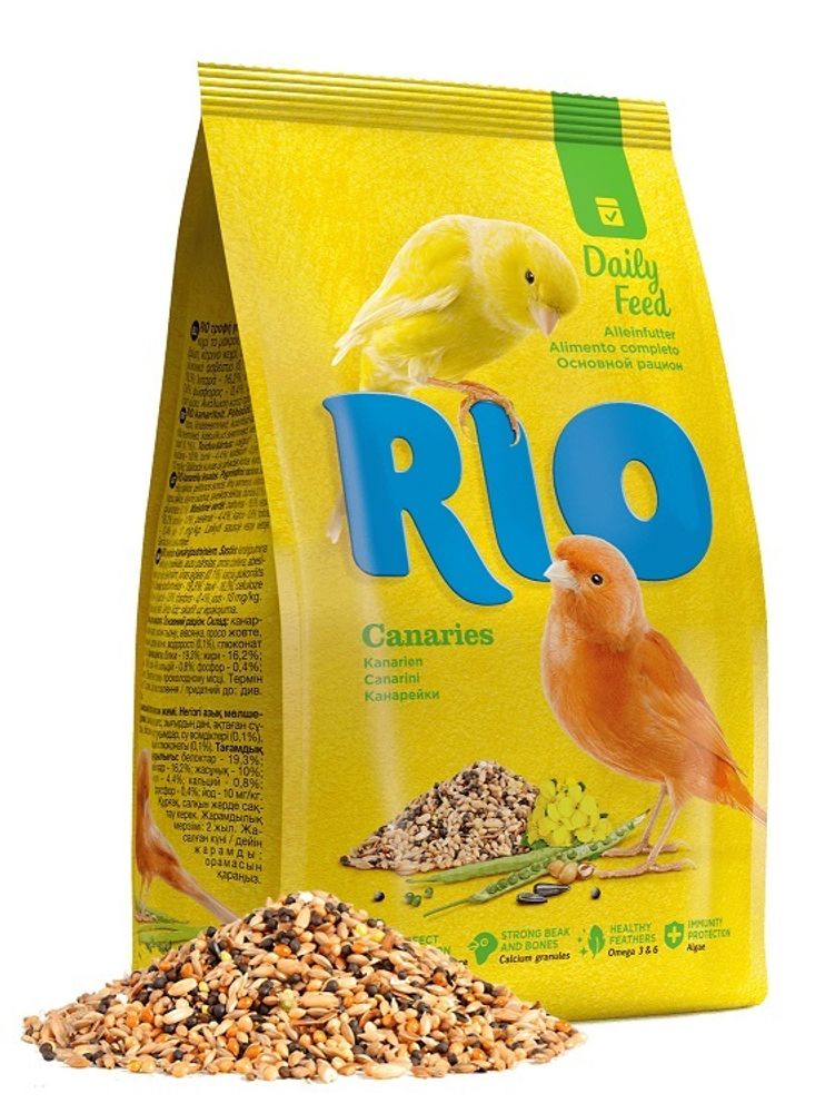 RIO Корм для канареек. Основной рацион 1кг RIO Корм для канареек. Основной рацион 1кг