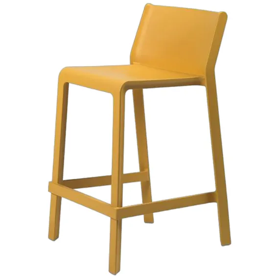 Полубарный стул Trill Stool Mini 65 см, горчичный