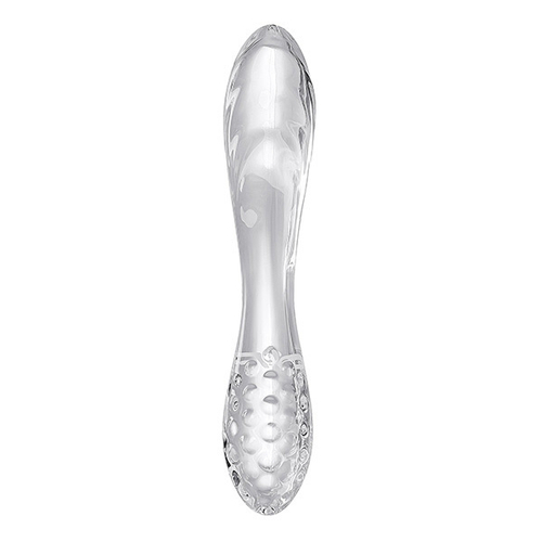 Прозрачный двусторонний стеклянный фаллоимитатор 18,5см Satisfyer Dazzling Crystal 1 4045658