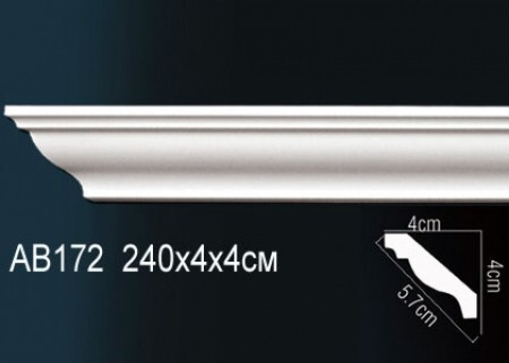 Карниз потолочный гибкий AB172