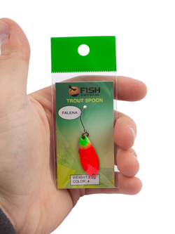 Блесна Fish Crystal FALENA 30 мм 3г на форель цвет 4