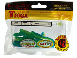 Виброхвосты съедобные LJ Pro Series TIOGA 2.4in(6,2 см), цв. T50, 9 шт.