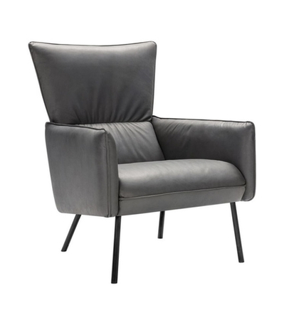 Дизайнерское кресло Harry Leather Armchair