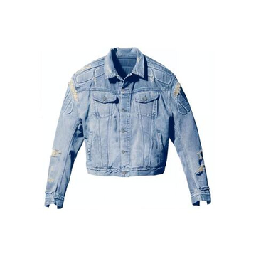 YEEZY x Gap x Balenciaga, джинсовая куртка, синий