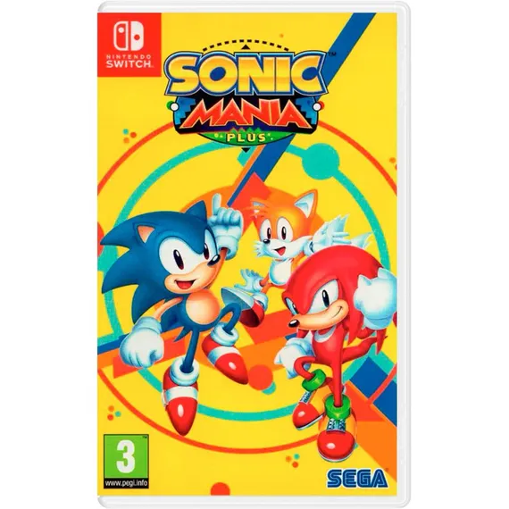 Sonic Mania Plus (Nintendo Switch, Б/У, Английская версия)