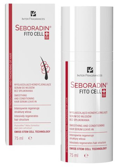 Несмываемая сыворотка-кондиционер Seboradin FITO CELL для укрепления и стимуляции роста волос 75 мл