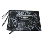 Balenciaga Leather Clutch Women"s Black