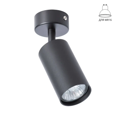 Спот Arte Lamp AQUARIUS A3216PL-1BK, 1хGU10