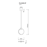 Подвесной светильник Sunrise FL1146-1P, LED