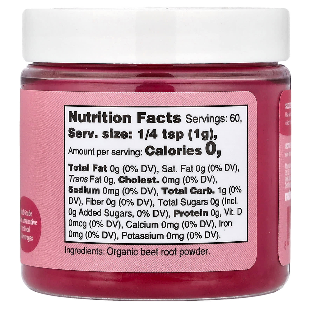 Nutricost, Nutricolor™, розовый корнеплод органической свеклы, 60 г (2,1 унции)