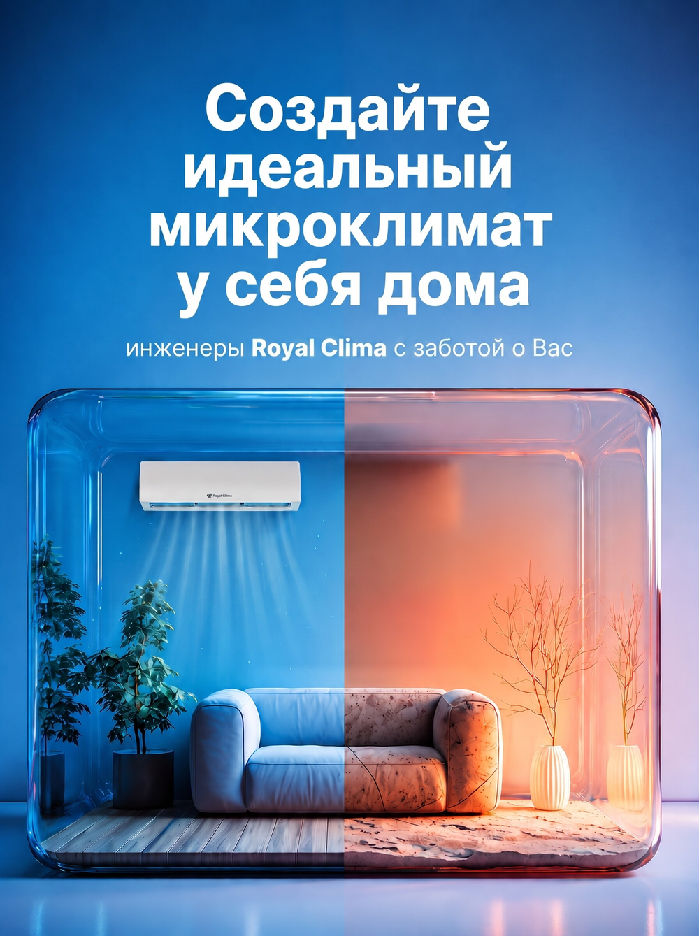 Инверторная сплит-система бризер Royal Clima ROYAL FRESH STANDARD Full DC EU Inverter RCI-RFS28HN