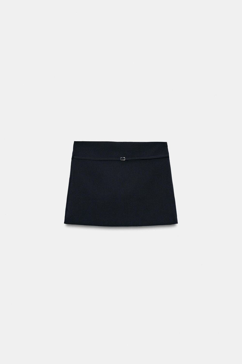 ZARA ЮБКА-ШОРТЫ С РЕМНЕМ, СИНИЙ
