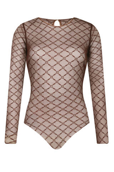 Боди Elisabetta Franchi - коричневый(BO02151E2)