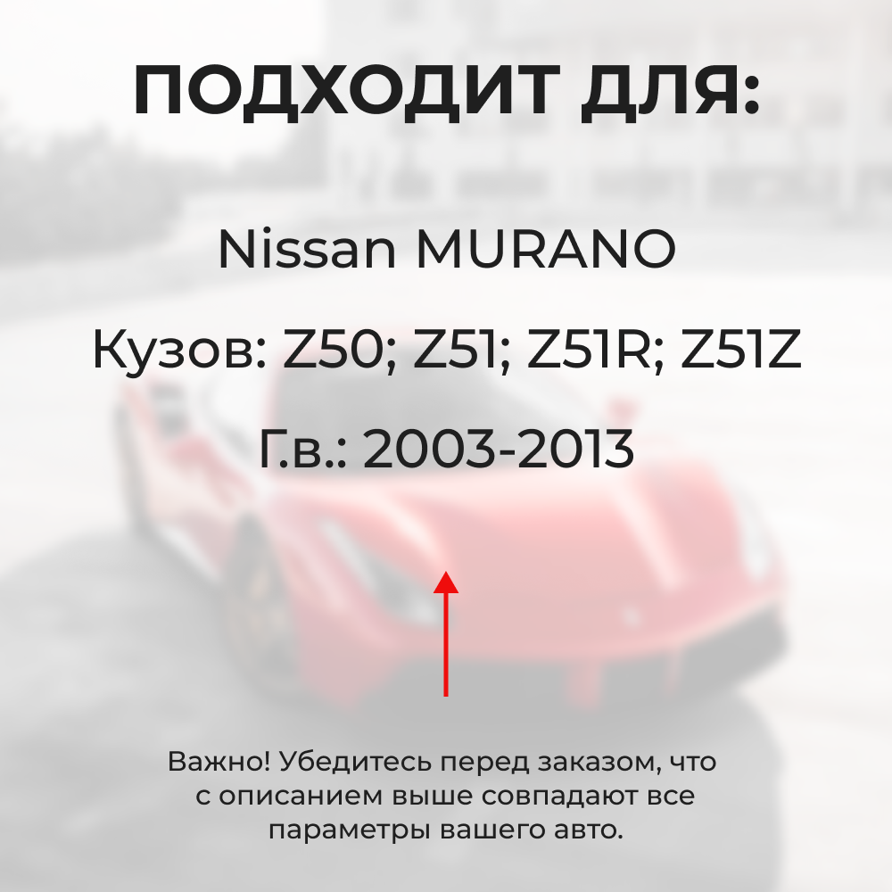 Ремкомплект (втулки) петель дверей Nissan MURANO Z50; Z51 (4 петли, RPD1-4) 2002-2007