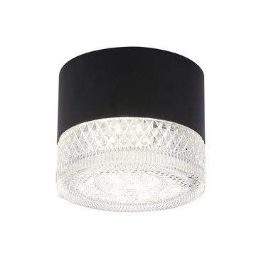 Накладной светодиодный точечный светильник 12W CLT 140C80 BL 4000K чёрный Crystal Lux