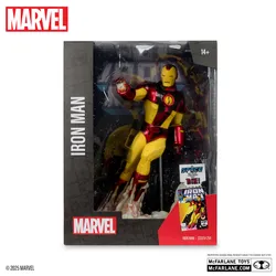 Фигурка McFarlane Toys Marvel: Iron Man with Scene & Comic (Iron Man #256)