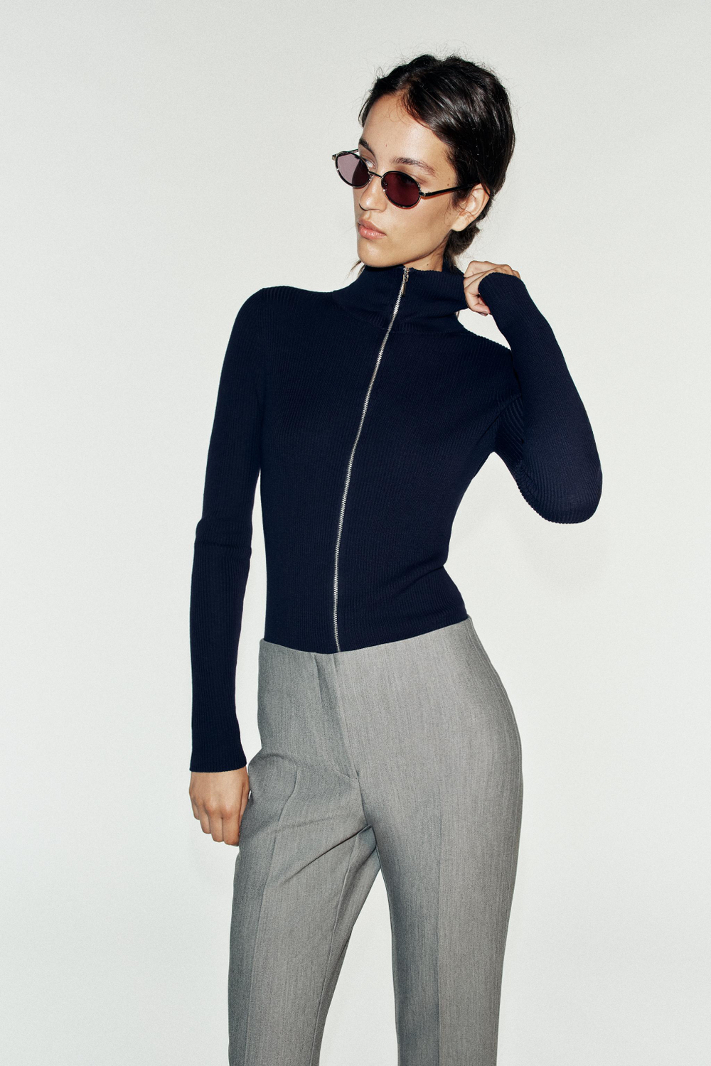 БРЮКИ FLARE С НИЗКОЙ ПОСАДКОЙ — ZARA