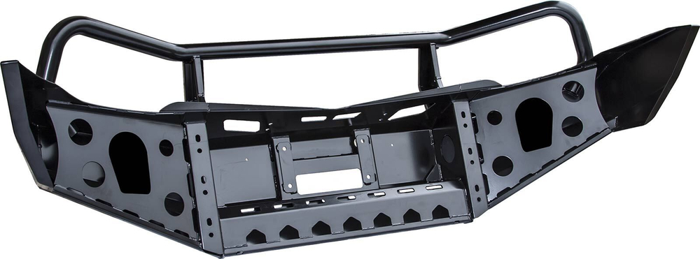 Бампер силовой передний Mitsubishi L200 2005-2015/Pajero Sport 2009-2015 с защит. дугой и защитой бачка РИФ
