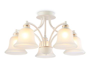 Потолочная люстра 5*Е27 TR3050/5 WH/GD/FR белый/золото/белый матовый Traditional Ambrella