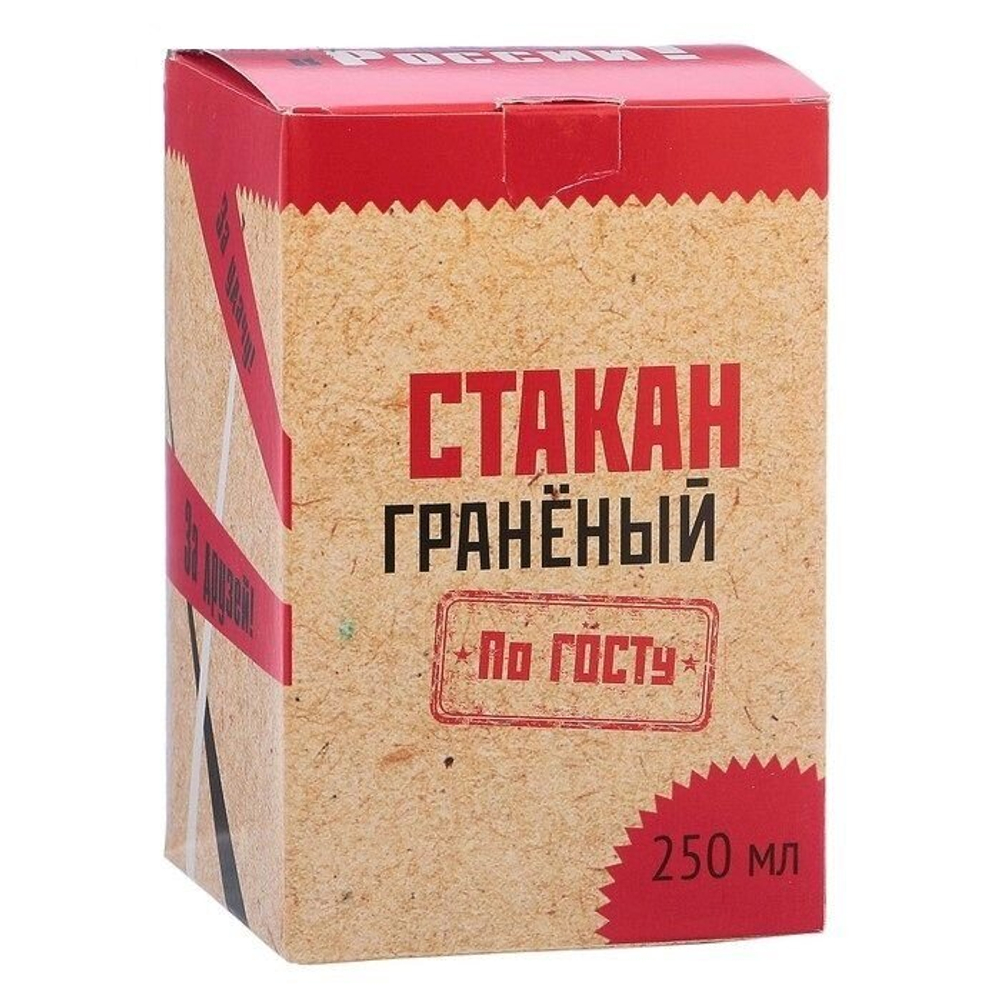 Стакан граненый "Победитель по жизни"