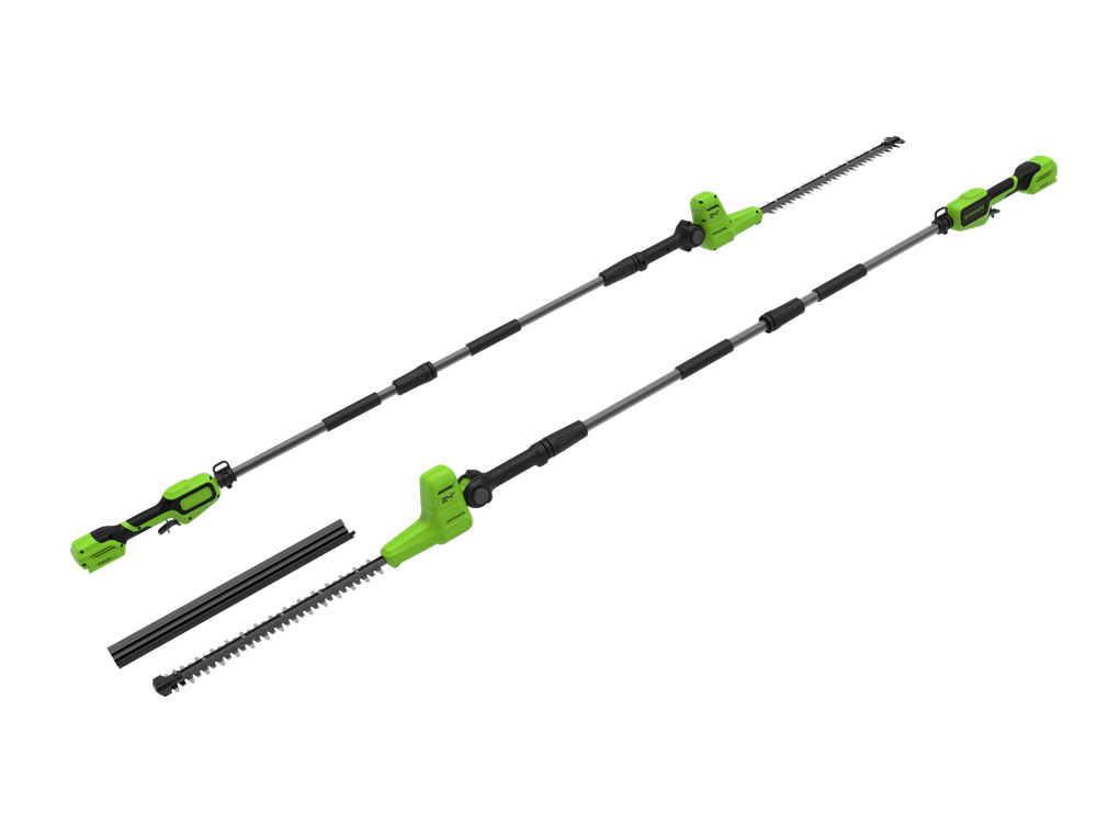Кусторез штанговый аккумуляторный Greenworks G24PH511, 24V, 51см, без АКБ и ЗУ (2301907)