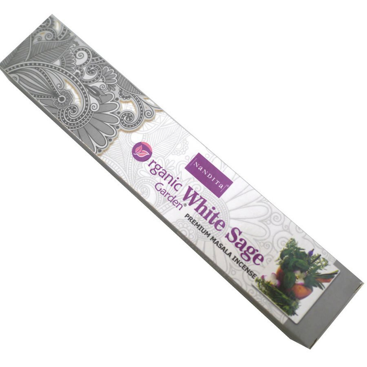 Nandita Organic White Sage Благовоние-масала Белый Шалфей 15 г