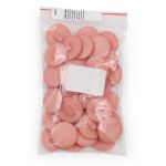 Пуговицы на ножке 32L=20 мм, (Peach (персиковый)), 36 шт