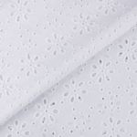 Ткань шитьё (прошва) 285 г/м², 135 см / 10 метров, белый, Gamma YFAS-3670-R