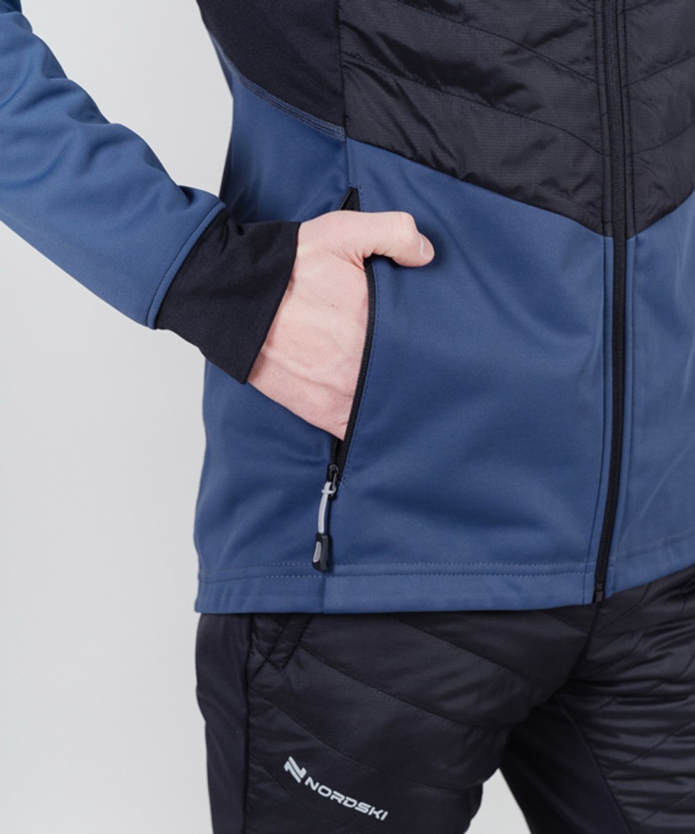 Куртка NORDSKI Hybrid Blue/Black, NSM855710