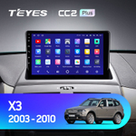 Teyes CC2 Plus 9"для BMW X3 E83 2003-2010