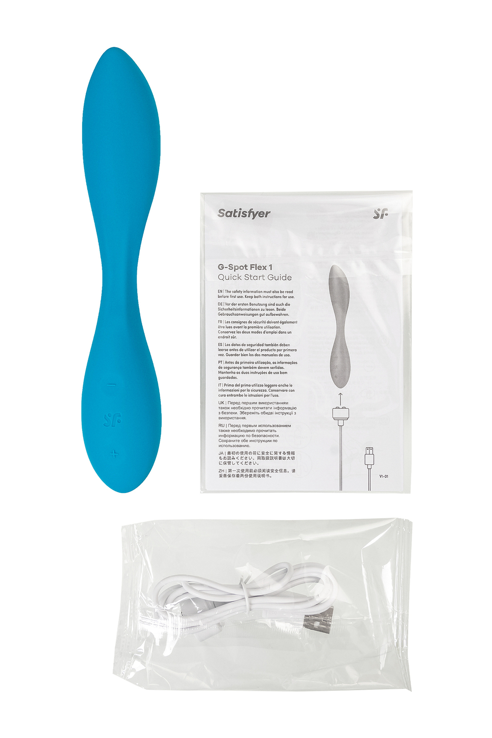 Стимулятор точки G Satisfyer G-Spot Flex 1, синий