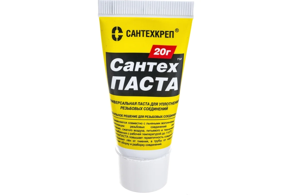 Набор для герметизации резьбы "Сантехпаста" 20 гр. + лен 14 гр 2.2.4.