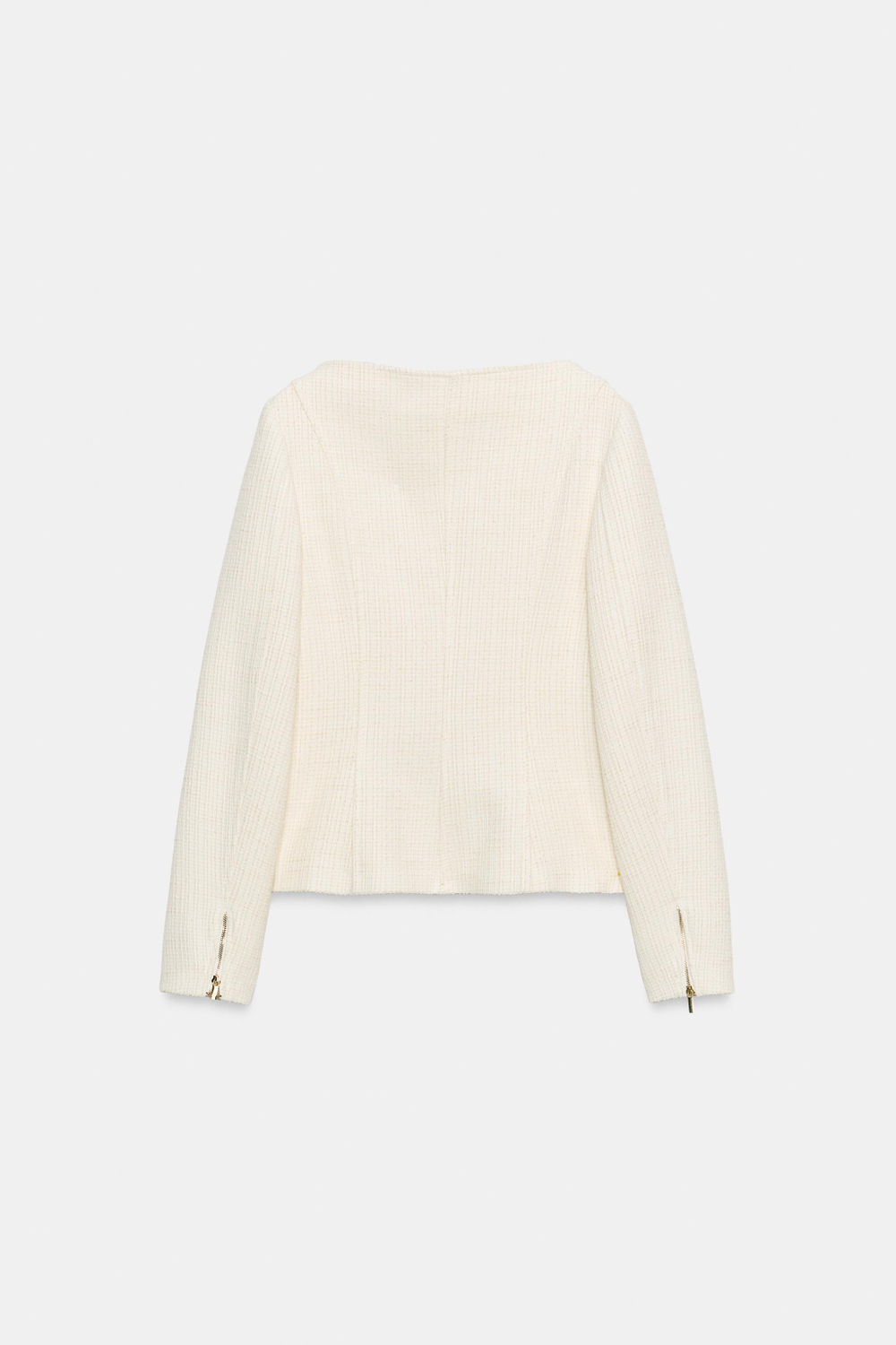 БЛЕЙЗЕР С ВЫРЕЗОМ ЛОДОЧКОЙ — ZARA