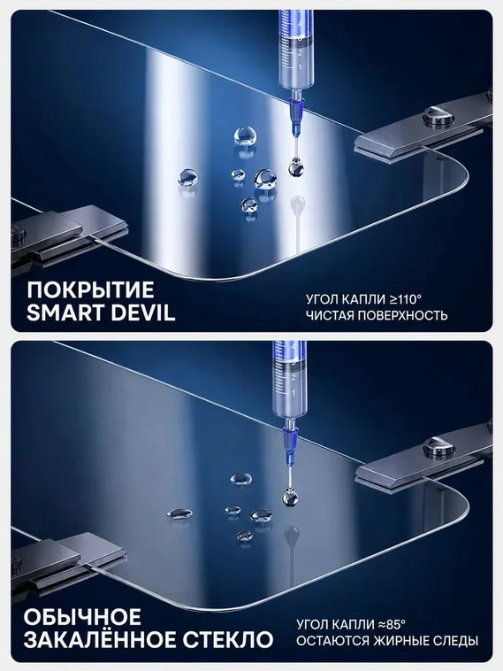 Защитное безрамочное стекло для VIVO X300s / X300 Pro с автоматической установкой SmartDevil