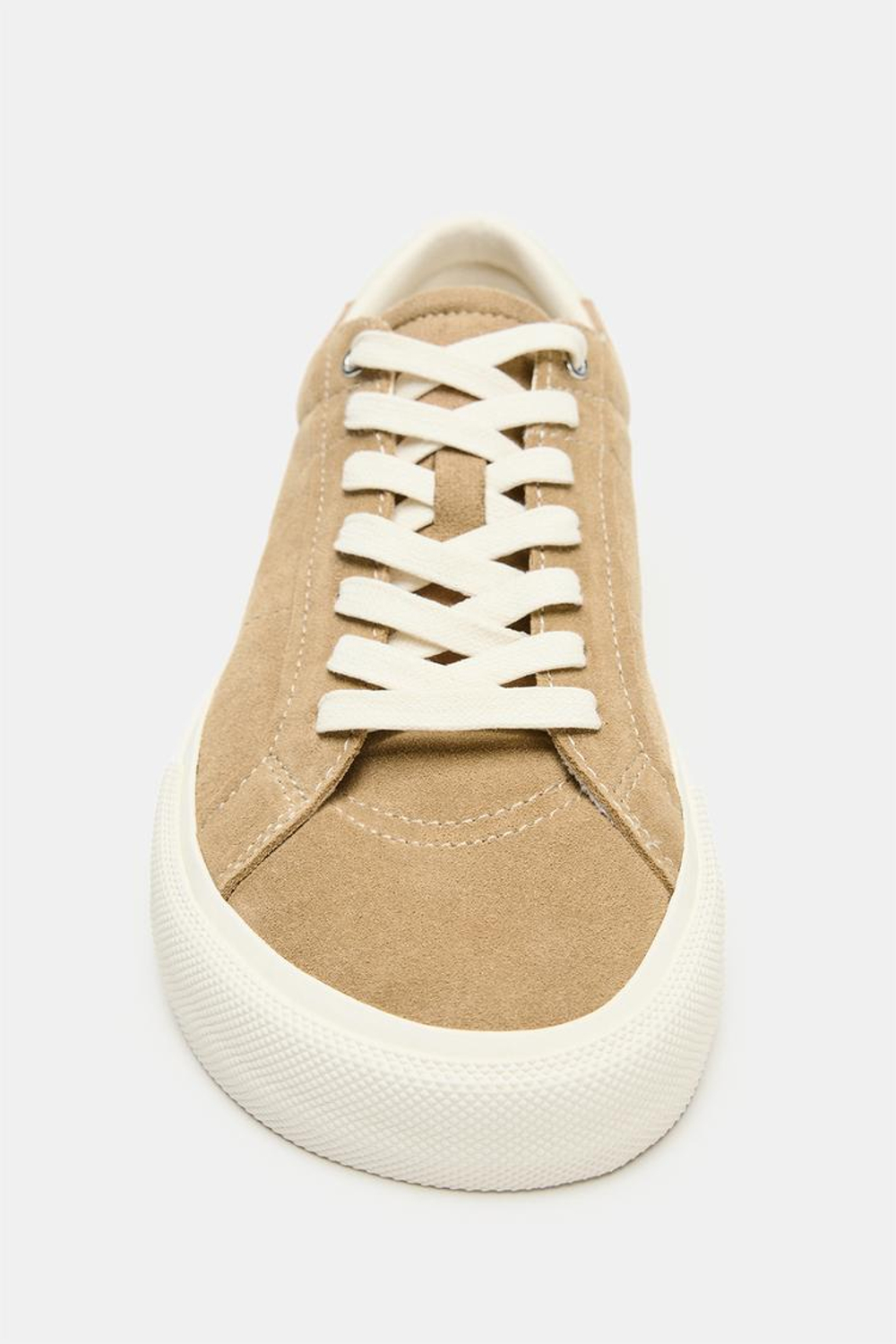 ZARA КРОССОВКИ ИЗ КОЖИ BAREFOOT, КОРИЧНЕВЫЙ