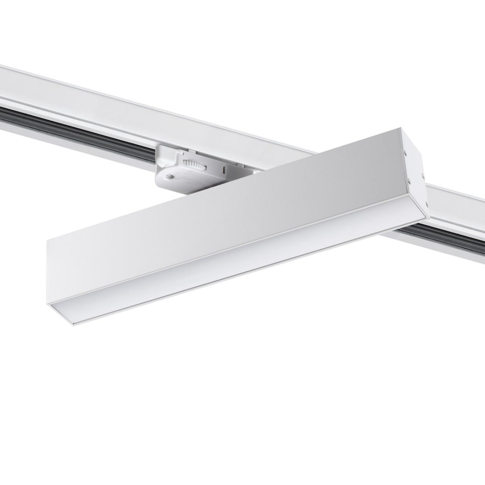 358854 PORT NT22 262 белый Светильник трехфазный трековый светодиодный IP20 LED 4000K 18W 220V ITER