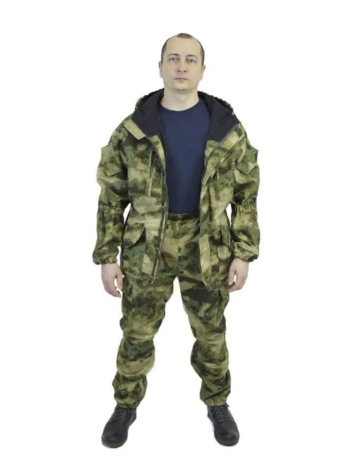 Костюм Горка-5 Шторм на флисе (рип-стоп, мох)