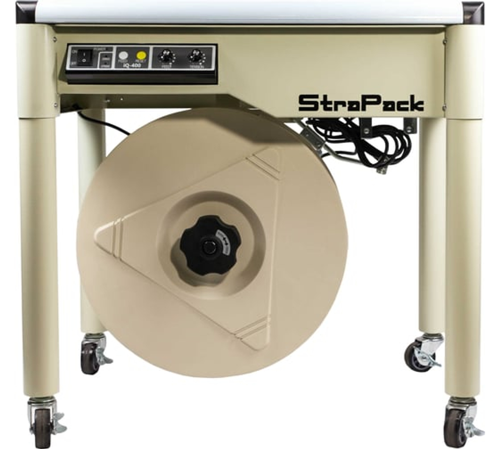 Стреппинг-машина StraPack IQ-400, полуавтоматическая, ПП-лента 5–15 мм, 220 В