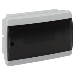 Корпус пластиковый встраиваемый ЭРА COMFORT ЩРВ-П-12 IP40 прозрачная крышка белый | Электротовары