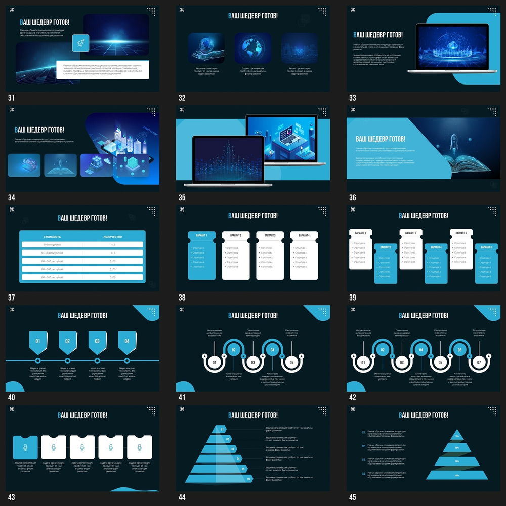 IT Pitch Deck бизнес презентация