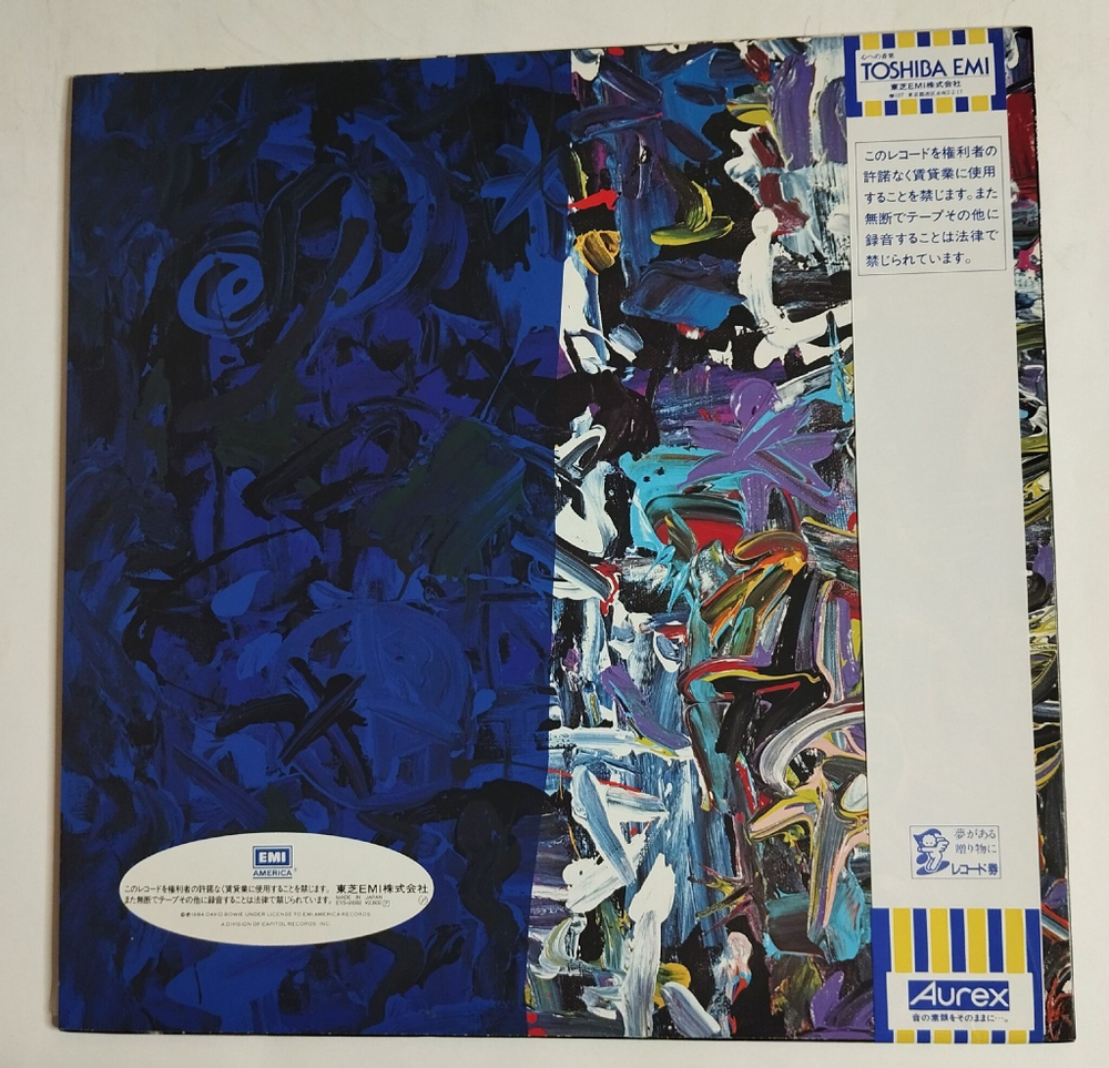 Винтажная виниловая пластинка LP David Bowie Tonight (Japan 1984) (Obi)