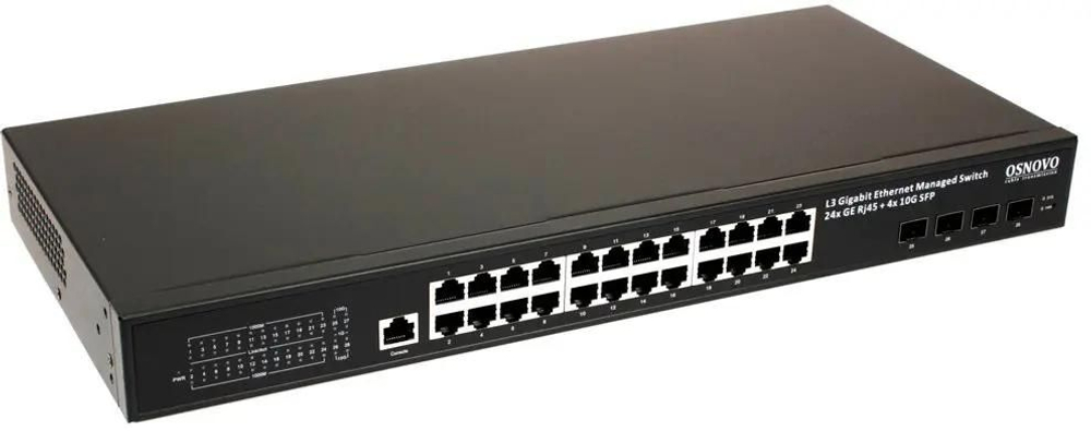 Коммутатор управляемый OSNOVO SW-24G4X-L2