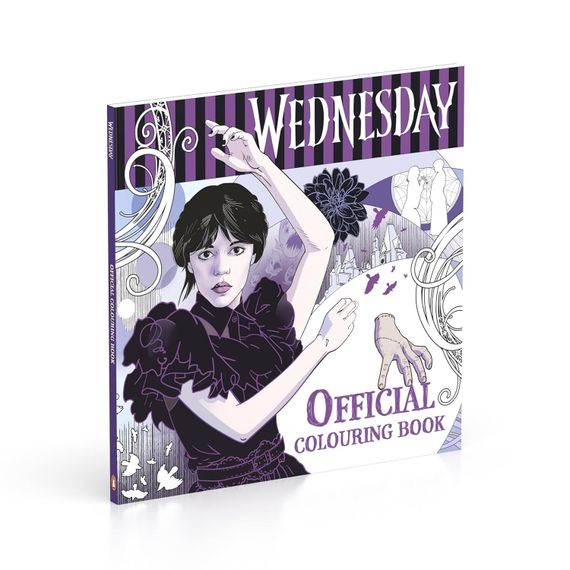 Wednesday: Official Colouring Book