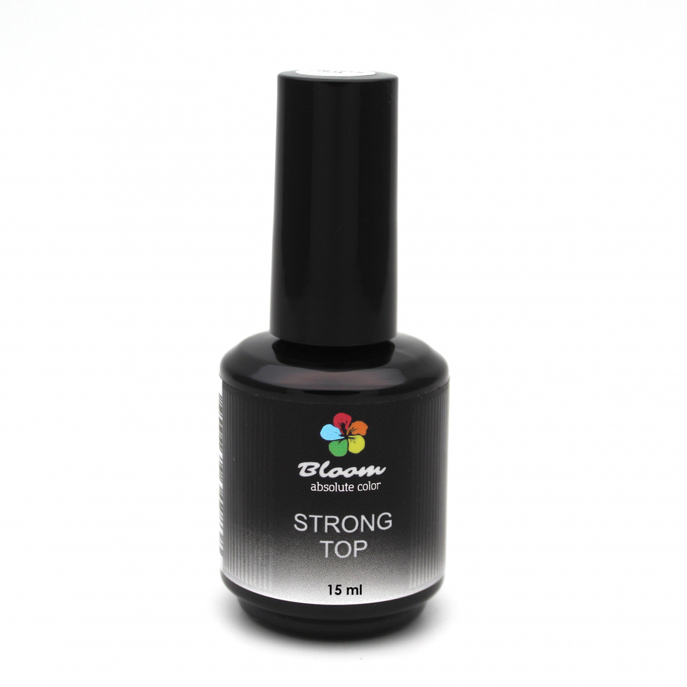 Bloom Top Strong - Топ для гель-лака без липкого слоя, 15 мл