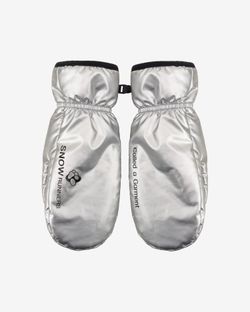 Варежки Snow Runners серебристые